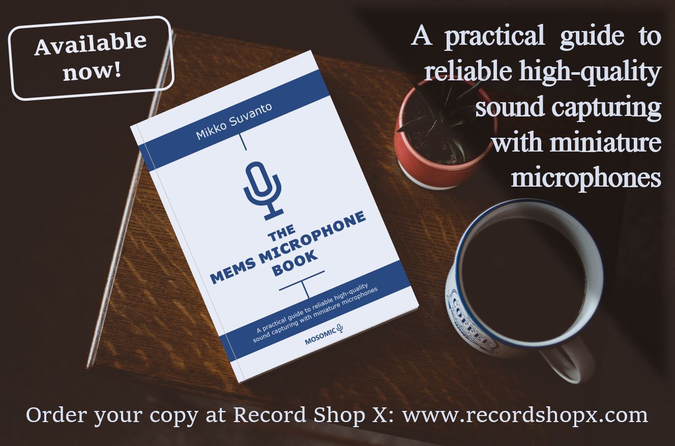 The MEMS Microphone Book Coffee Table Ad